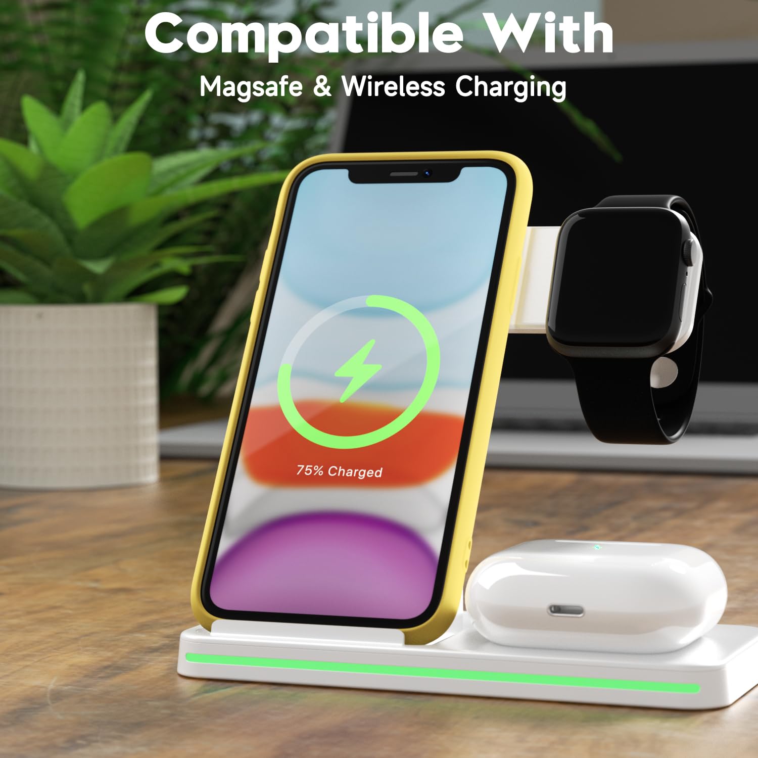 LoeoeL Funda de silicona para iPhone 11, gel de goma suave, elegante, estética, básica, simple, bonita y delgada de TPU mate, color liso, para mujeres y hombres, amarillo