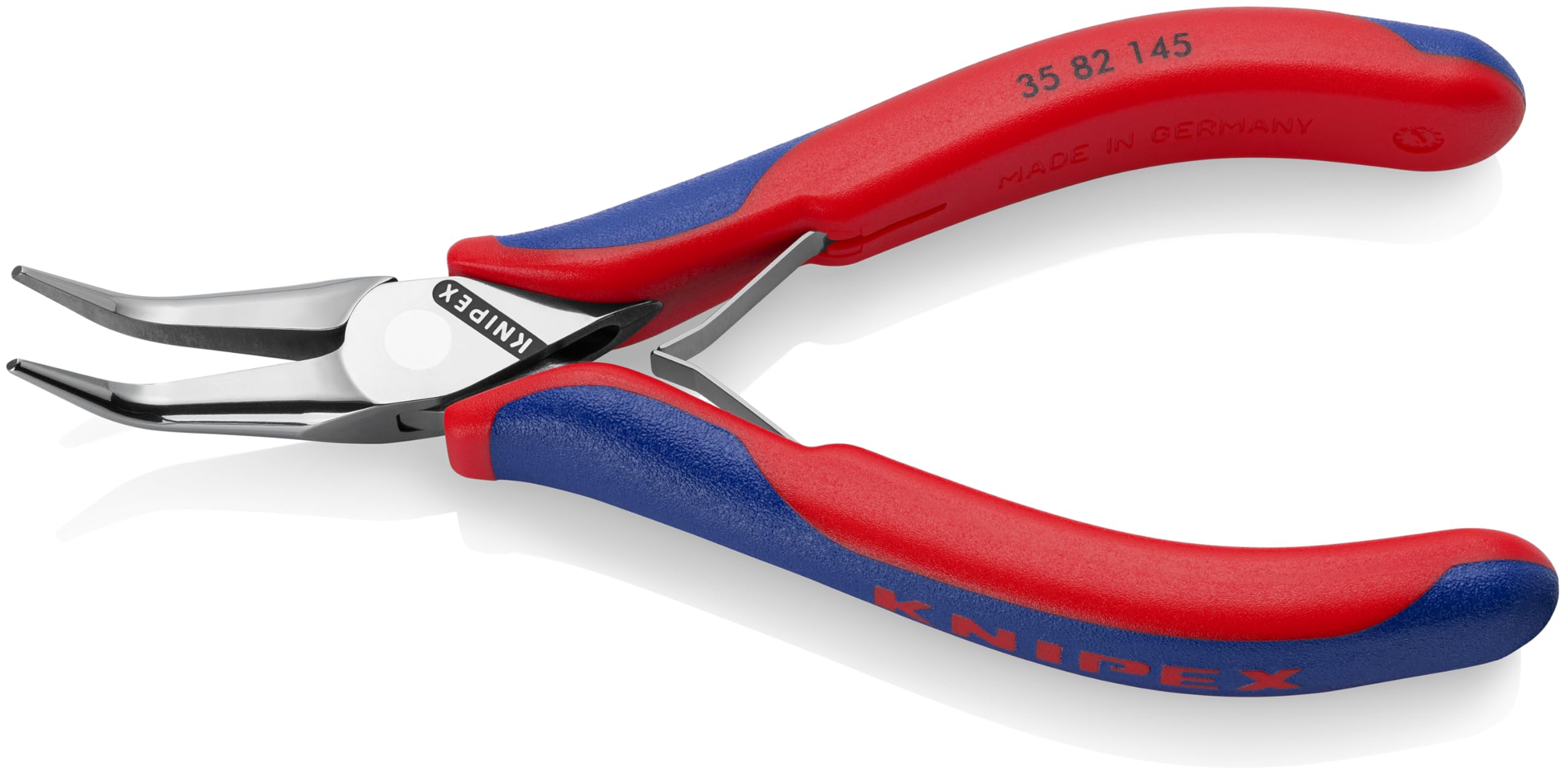 KNIPEX Szczypce dla elektroników ze złączem wsuwkowym z osłonkami wielokomponentowymi 145 mm, 35 82 145