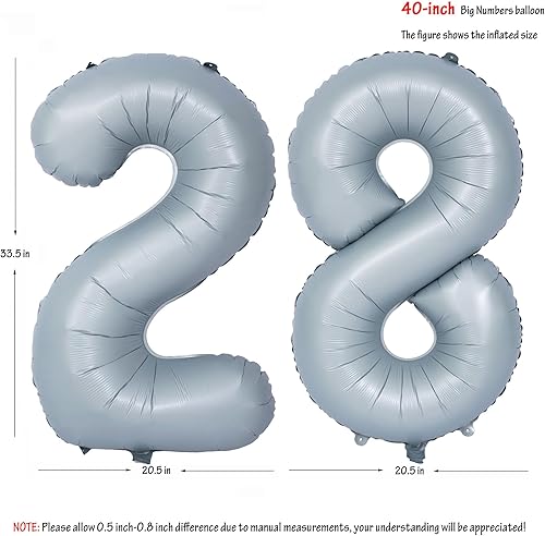 Vista 17 de 40" Macaron purple Number Balloons Helium Foil Mylar Balloon Birthday Party banquet Decoration 9