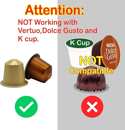 Miniatura 4 de Podcut, Reciclador de cápsulas de café, abrecápsulas de café, compatible con cápsulas originales de Nespresso, ecológico, reutilizable, pequeño,