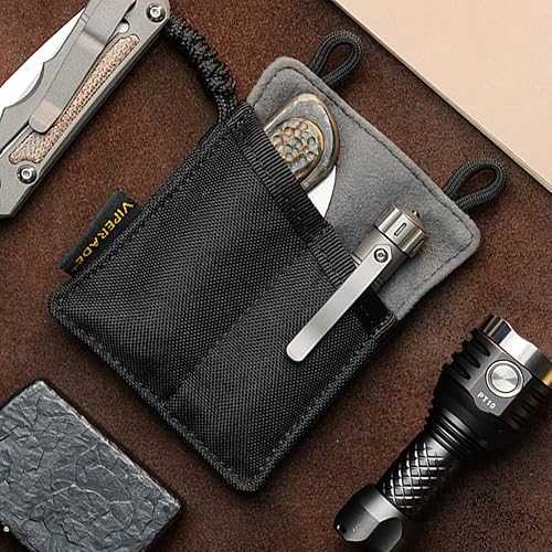 Miniatura 7 de VIPERADE VE6 - Bolsa EDC, organizador de bolsillo con trabilla para cinturón, bolsa organizadora EDC de 4 bolsillos, bolsa de bolsillo EDC para