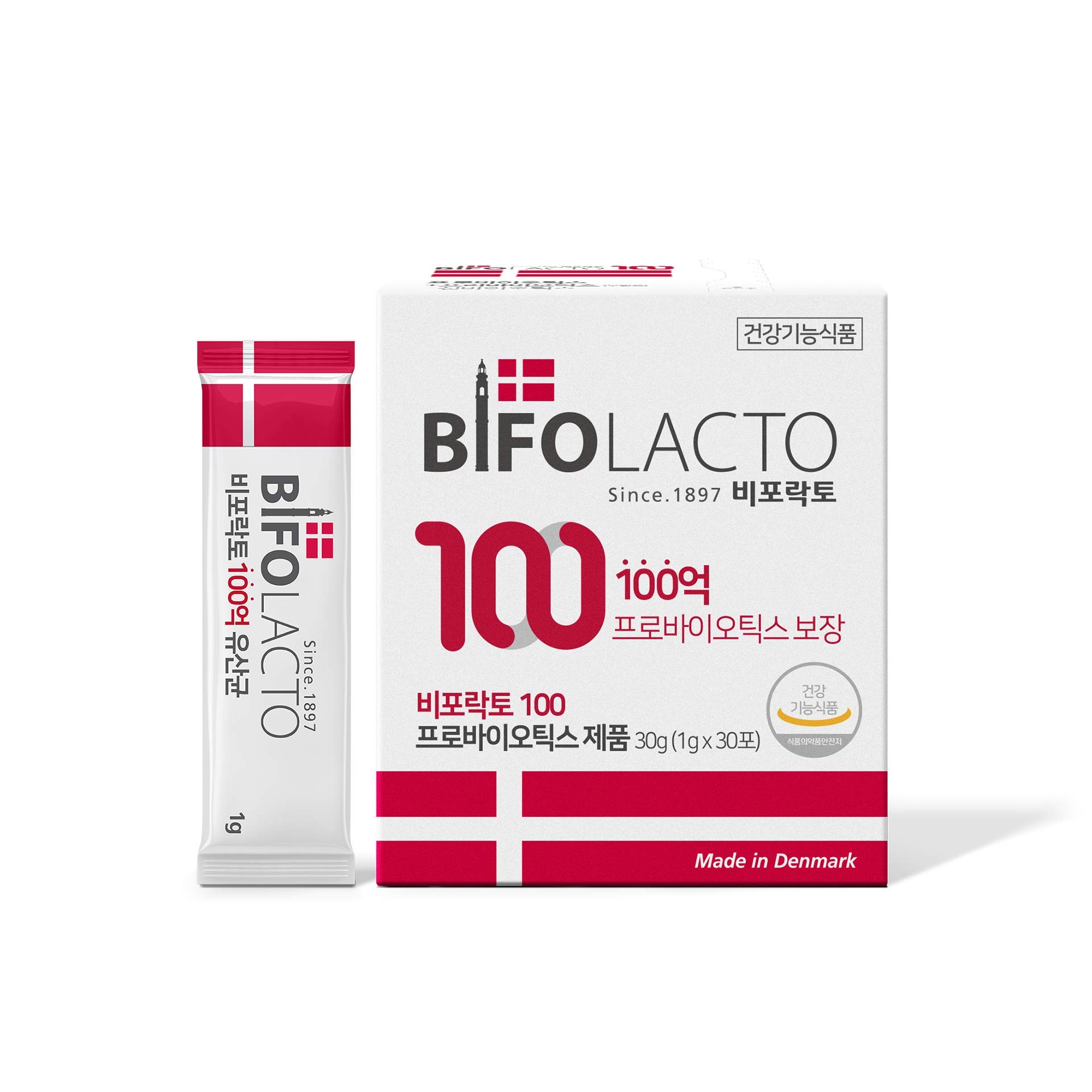 100 Premium Denmark Probiotics, 44.2 Billion Probiotics with Prebiotics (Synbiotics), Zero Calories, Zero Sugar, Non Dairy. Travel Friendly, No Water is Needed, Easily Melts on Your Tongue