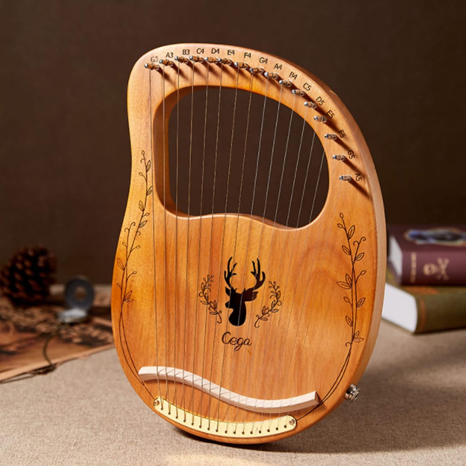 Electric box Lyre Harp, Stringed Instrument lyre, 16/19