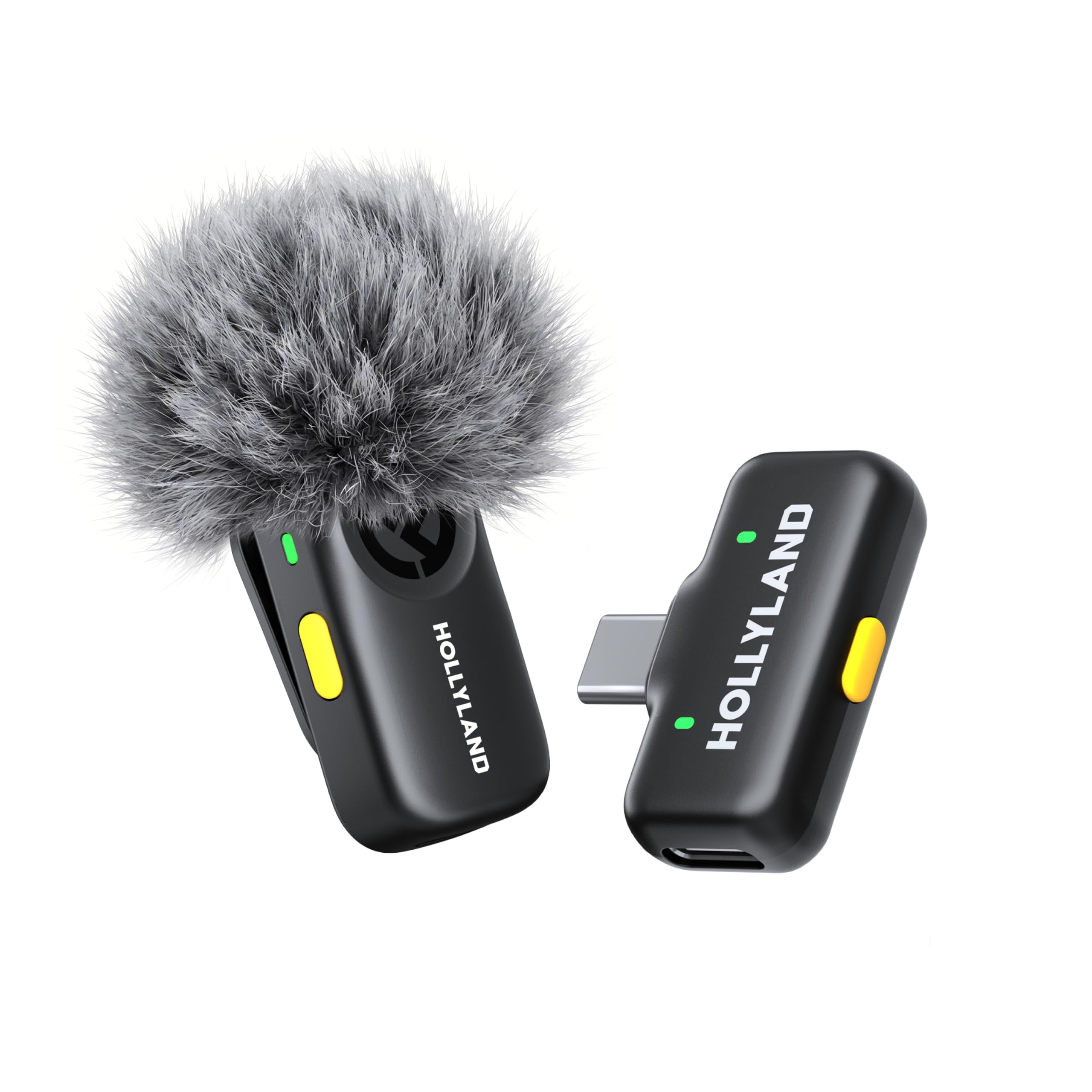 Hollyland Lark A2 Solo(1TX+1USBC RX) Wireless Microphone for iPhone/Android