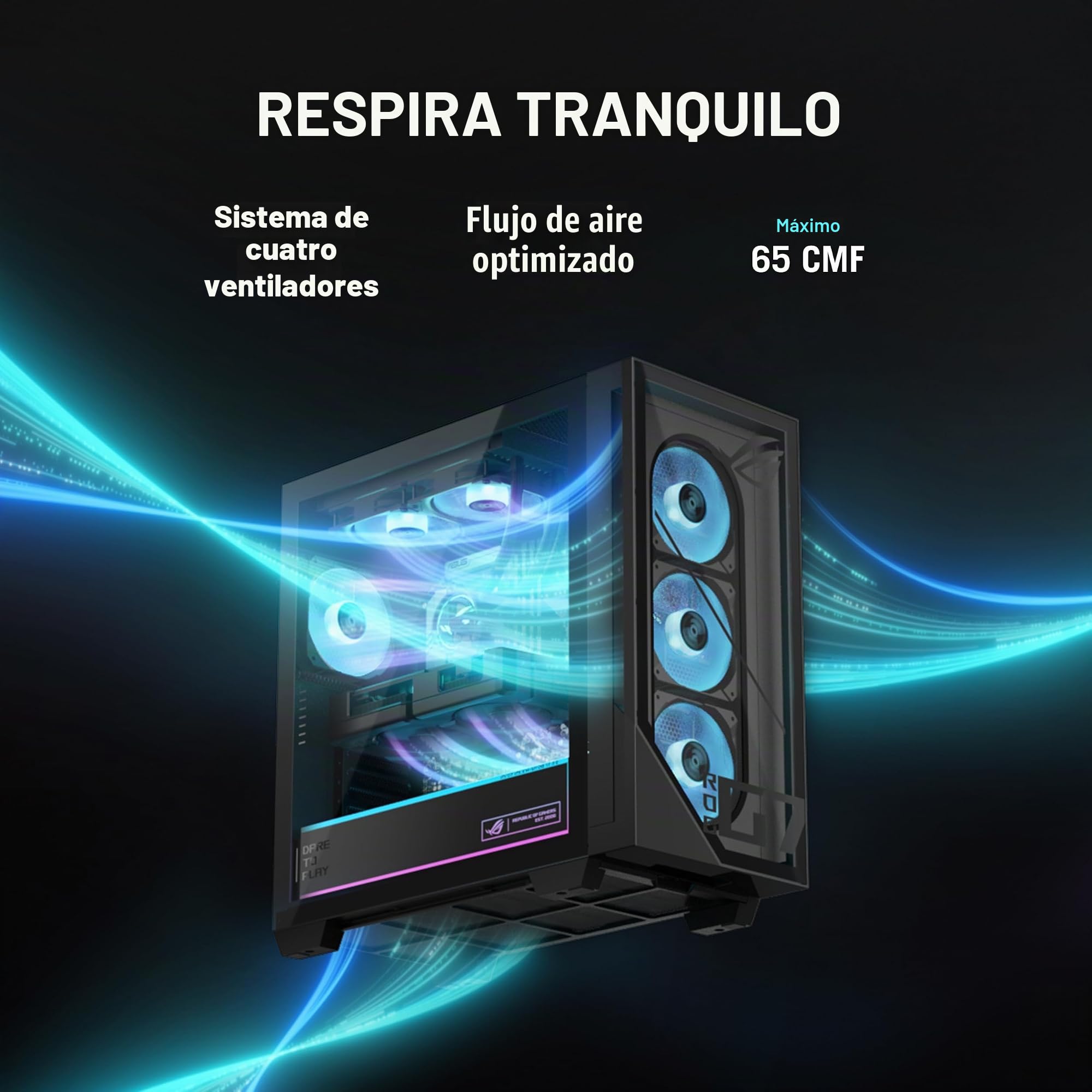 ASUS PC de Escritorio para Juegos ROG G700 (2025), procesador Intel Core Ultra 7 265KF, NVIDIA GeForce RTX 5070, SSD M.2 NVMe PCIe 4 de 1 TB, RAM DDR5 de 32 GB, Windows 11 Home, G700TF-MS776
