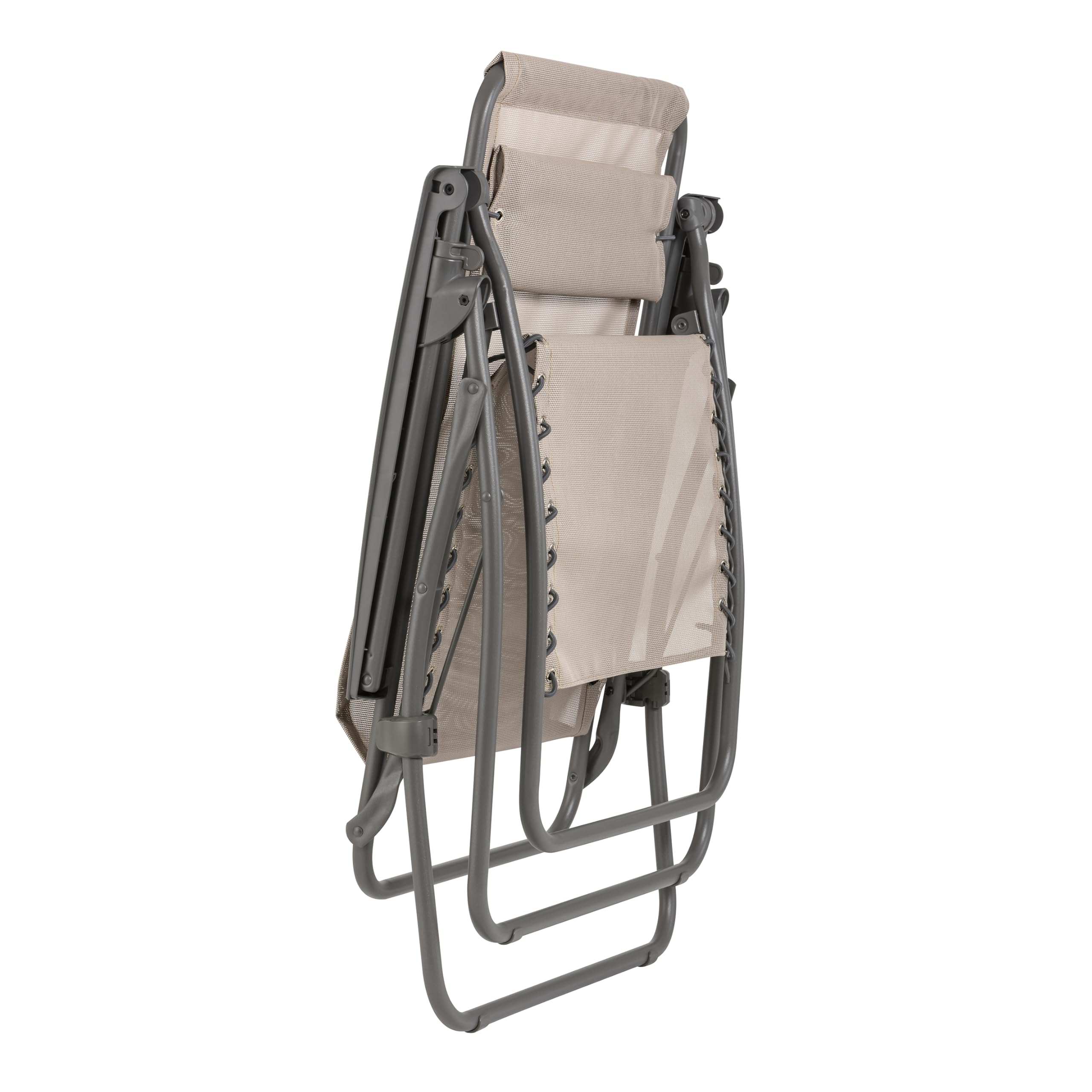 Lafuma Mobilier Rt2 Relax-Sedia a Sdraio reclinabile, Tessuto, Castagna, 114x68x87 cm