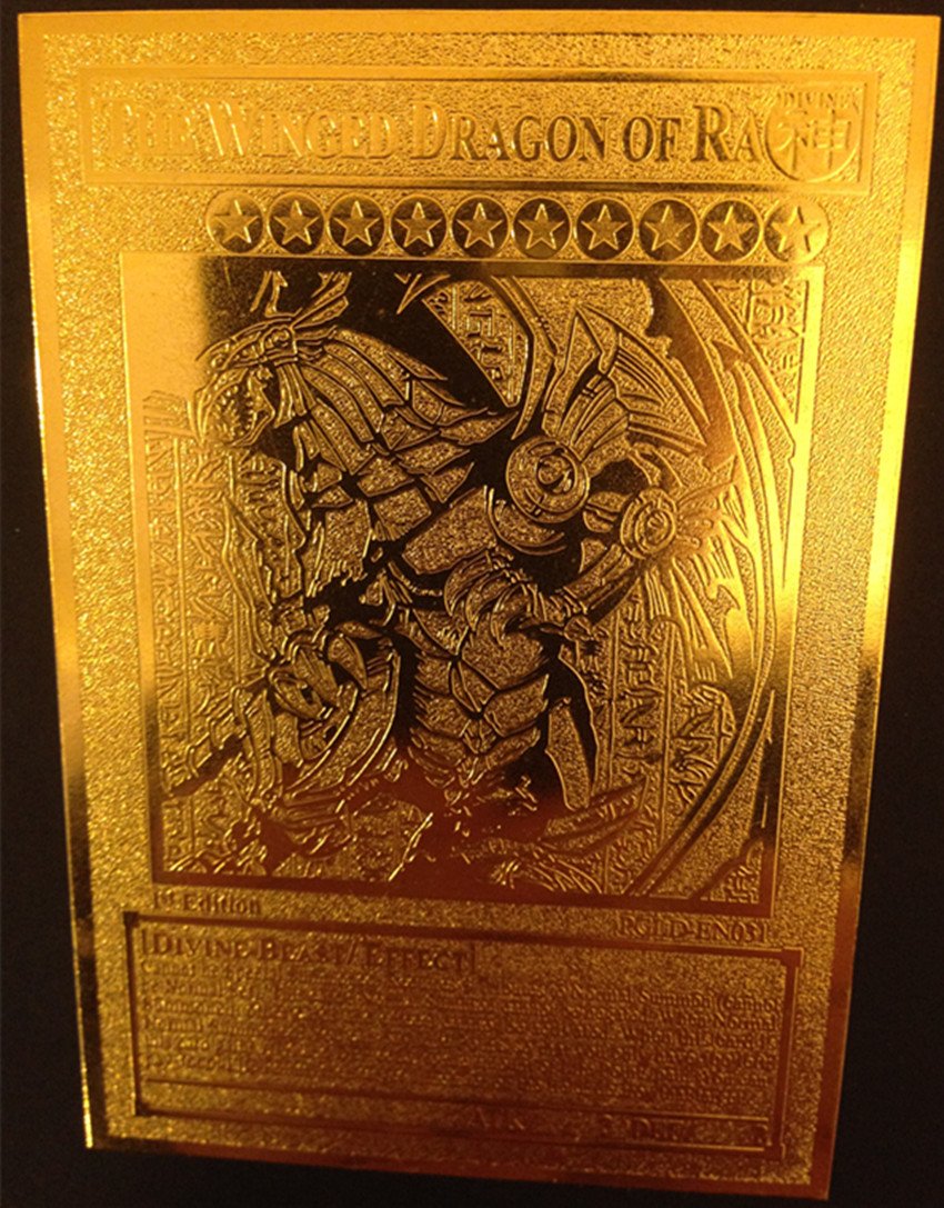 Amazon.co.jp: 遊戯王 英語 エジプトの神 ゴールドメタルカード
