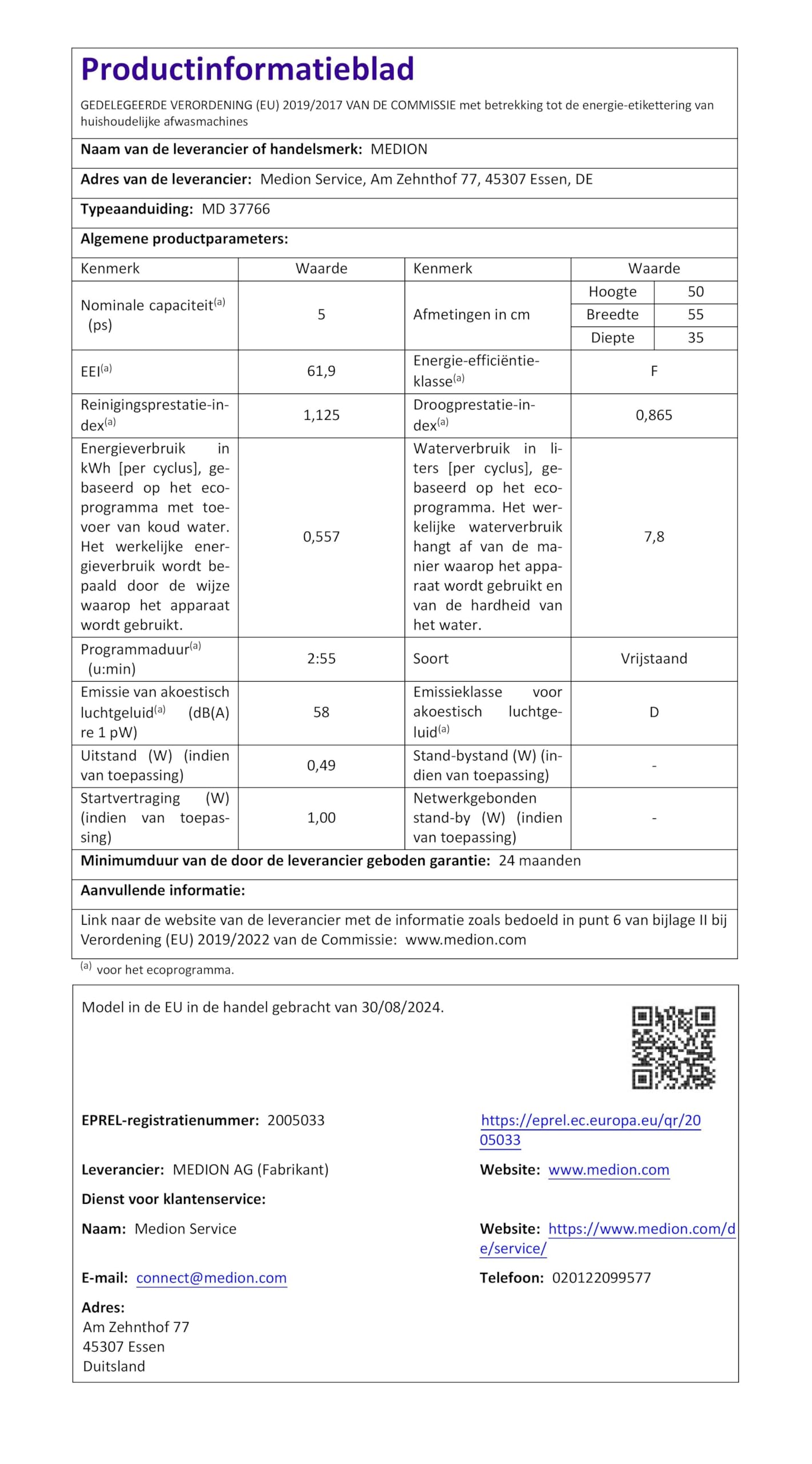 MEDION Mini Geschirrspüler DWT51 Tischgeschirrspüler mit Touch-Bedienfeld 5 Maßgedecke 7 Reinigungsprogramme weiß