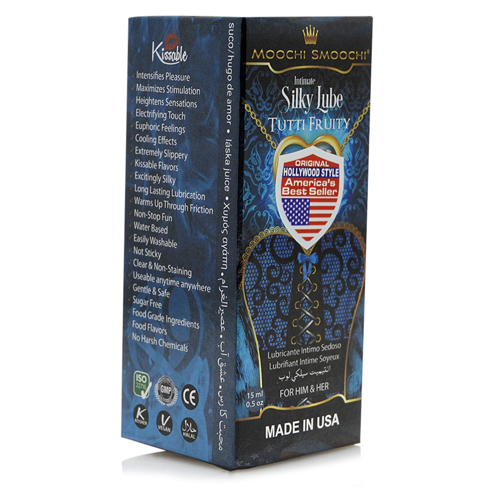 Moochi SmoochiTutti Fruity Intimate Silky Lube - 15 ml