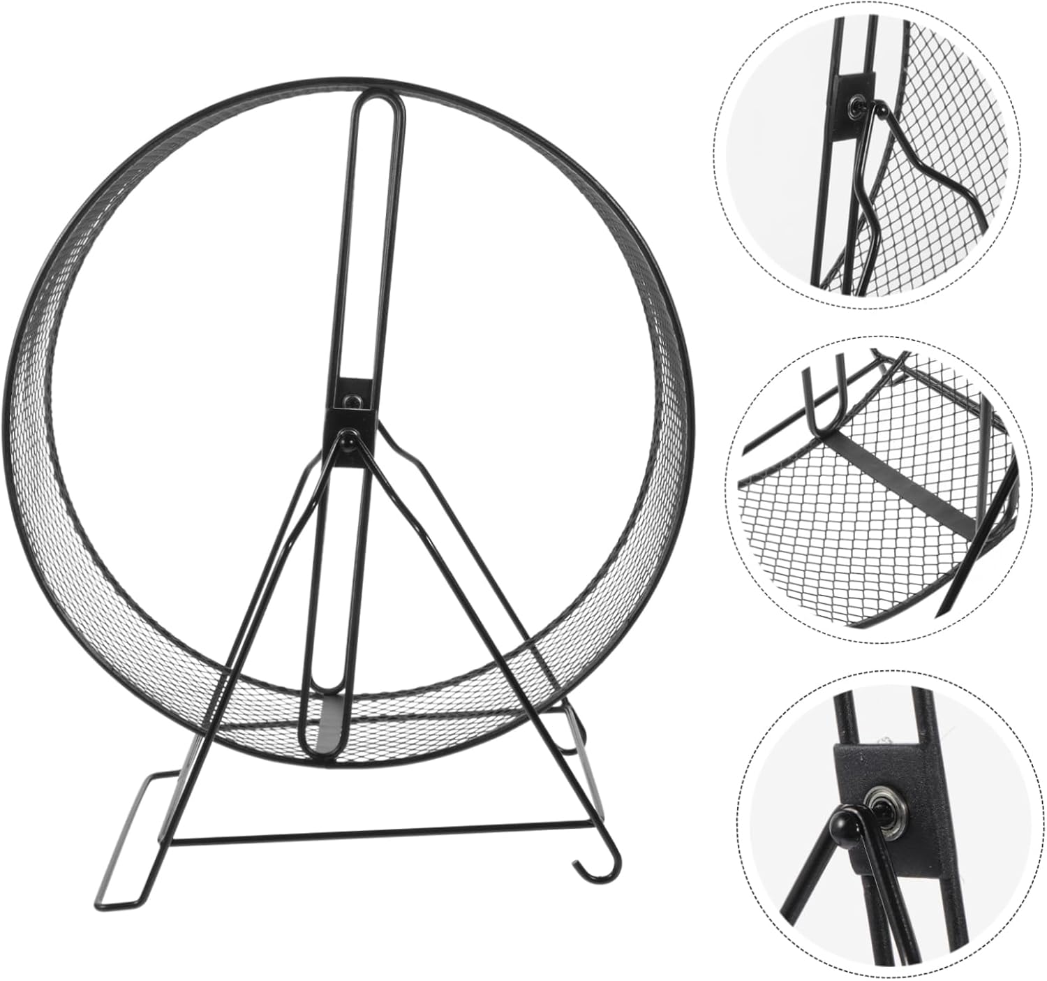 Silent Hamster Running Wheel with Stable Rack for Small Pets Suitable for Squirrels Hedgehogs Gerbils and Hamsters Comfortable Exercise for Healthy Active Pets