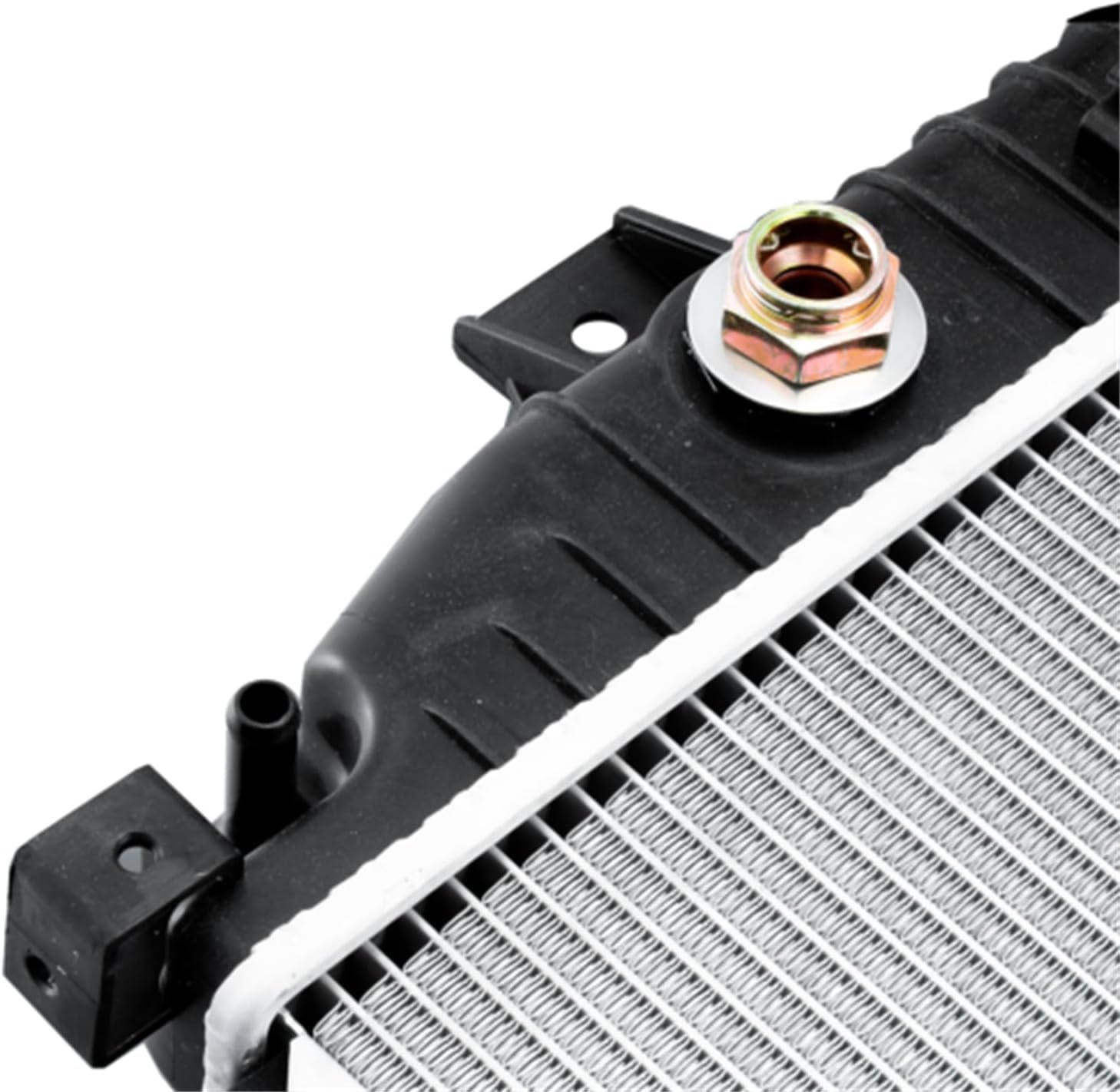 ALLOYWORKS Radiator Compatible with 2011-2016 Chevy Silverado GMC Sierra 2500/3500 HD 6.6L Duramax LML Crossflow Downflow 2 Row Core Aluminum Radiators, OEM# CU13244 CR13399 25838892 23172440