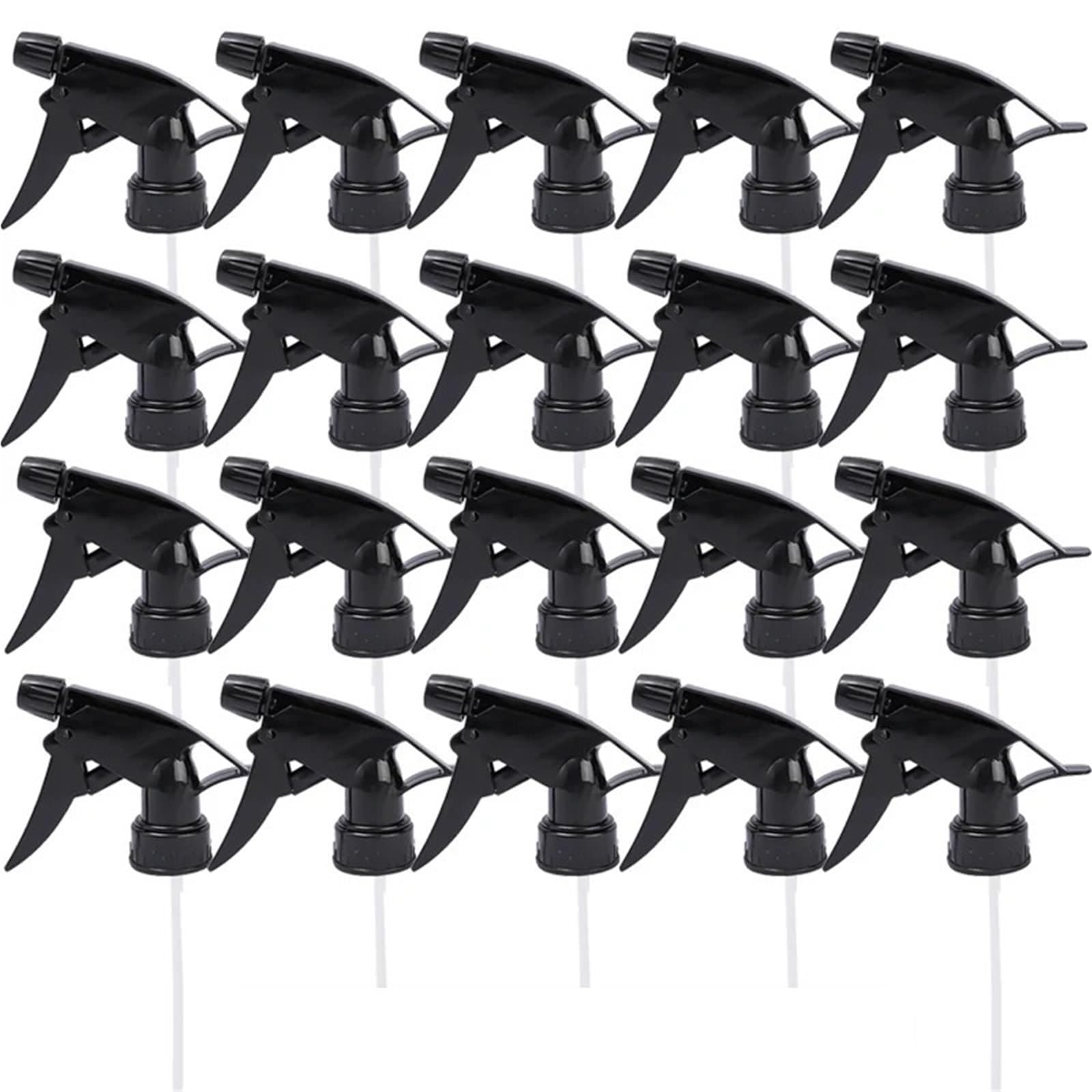 WUPNGS Trigger Sprayer Nozzle 10/20pcs Spray Bottles Heads Manual Cleaning Sprinklers Sprays Home Office Garden Watering Accessories(20pcs)