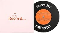 Bee For the Record Vinyl Record Anniversary Card for Him or Her | Valentine's Day, Birthday Gift for Husband Wife Boyfriend Girlfriend