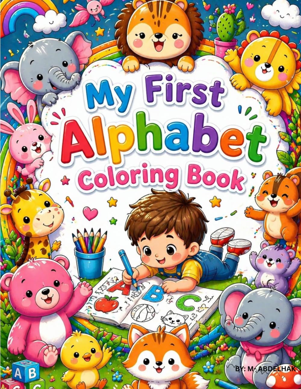 My First Alphabet Coloring Book