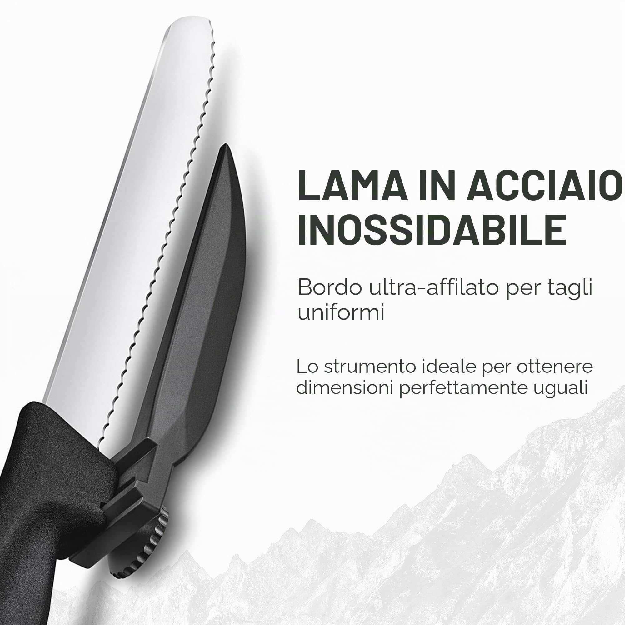 Victorinox Swiss Classic, coltello DUX con lama seghettata extra tagliente, nero