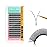 NAGARAKU yy Eyelash Extensions Supplies y lash 0.07mm C curl 18mm Premade Fans 4D Russian Volume Y Shape Faux Mink Matte 12 rows Cluster pre Fanned Wispies Crisscross Eye Lashes
