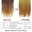 NAYOO Small Crochet Hair Senegalese Twist 18 Inch 8 Packs Ombre Crochet Braids Pre-Looped, 35 Strands/Pack Crochet Twist Hot Water Setting, Ombre Senegalese Twist Crochet Hair for Black Women