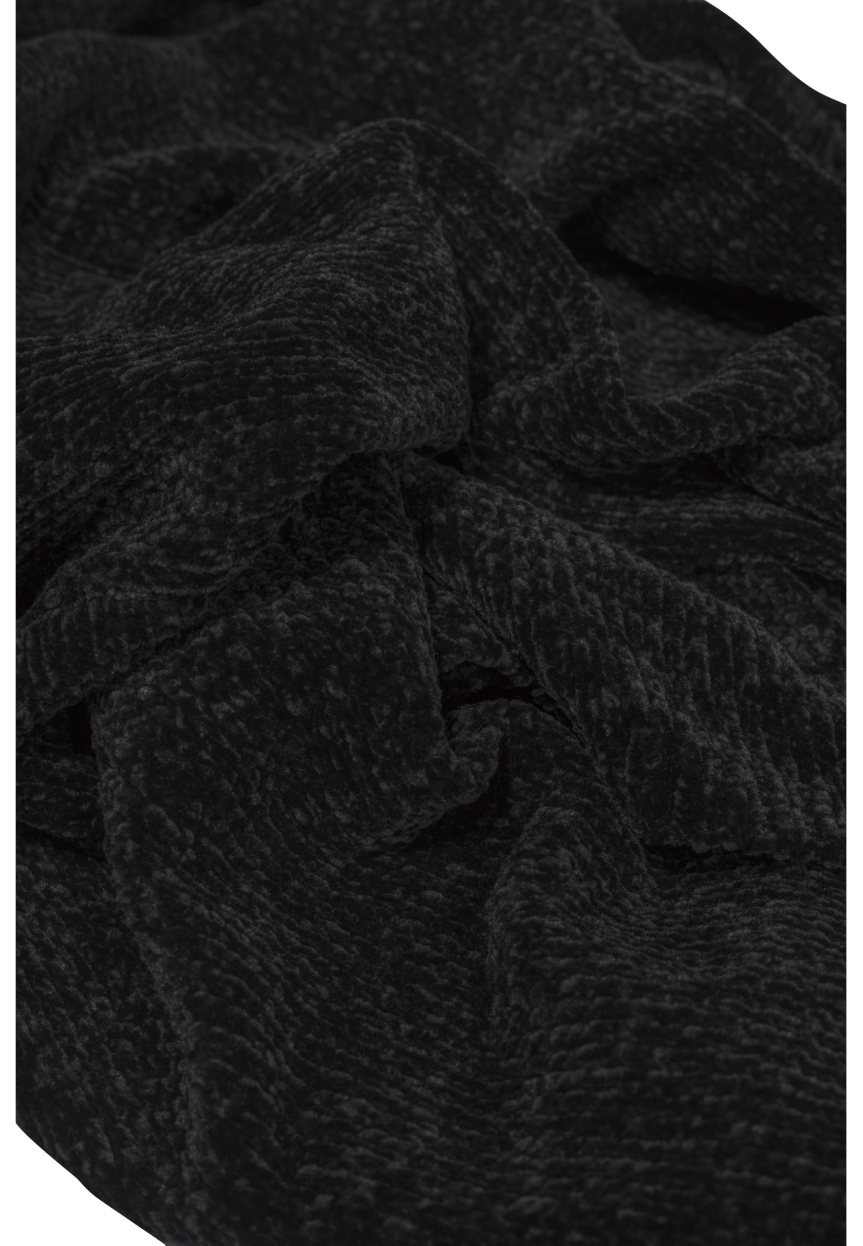 Urban Classics Damska bluza szenilowa oversize, bluza, czarny (Black 00007), S