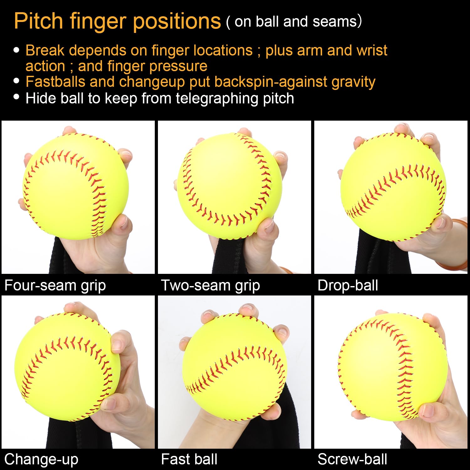 Kit D'entraînement Au Lancer De Softball : 12 Balles En Cuir + Serviette Technique 16x16