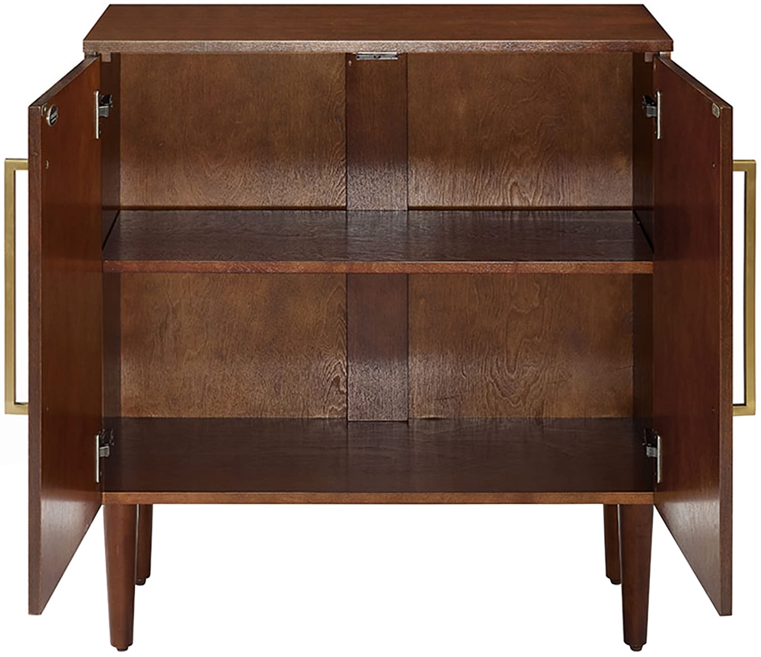 Amazon｜Crosley Furniture Everett ストレージキャビネットとレコード 