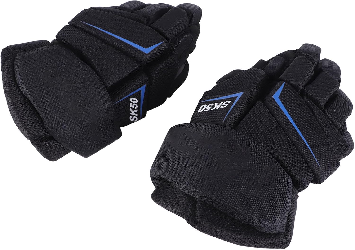 Lacrosse Gloves, 1 Pair Ice Hockey Gloves Street Hockey Gloves Breathable Finger Protective Highly Fitting Nylon Fabric EVA Foam Hockey Gloves Hockey Gloves Versatile Use for