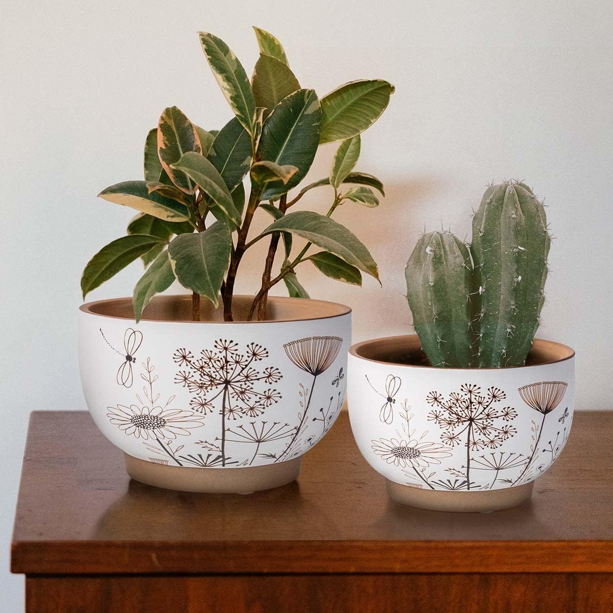 Terracotta Flower Pots and Sand Glazed Ceramic Pots