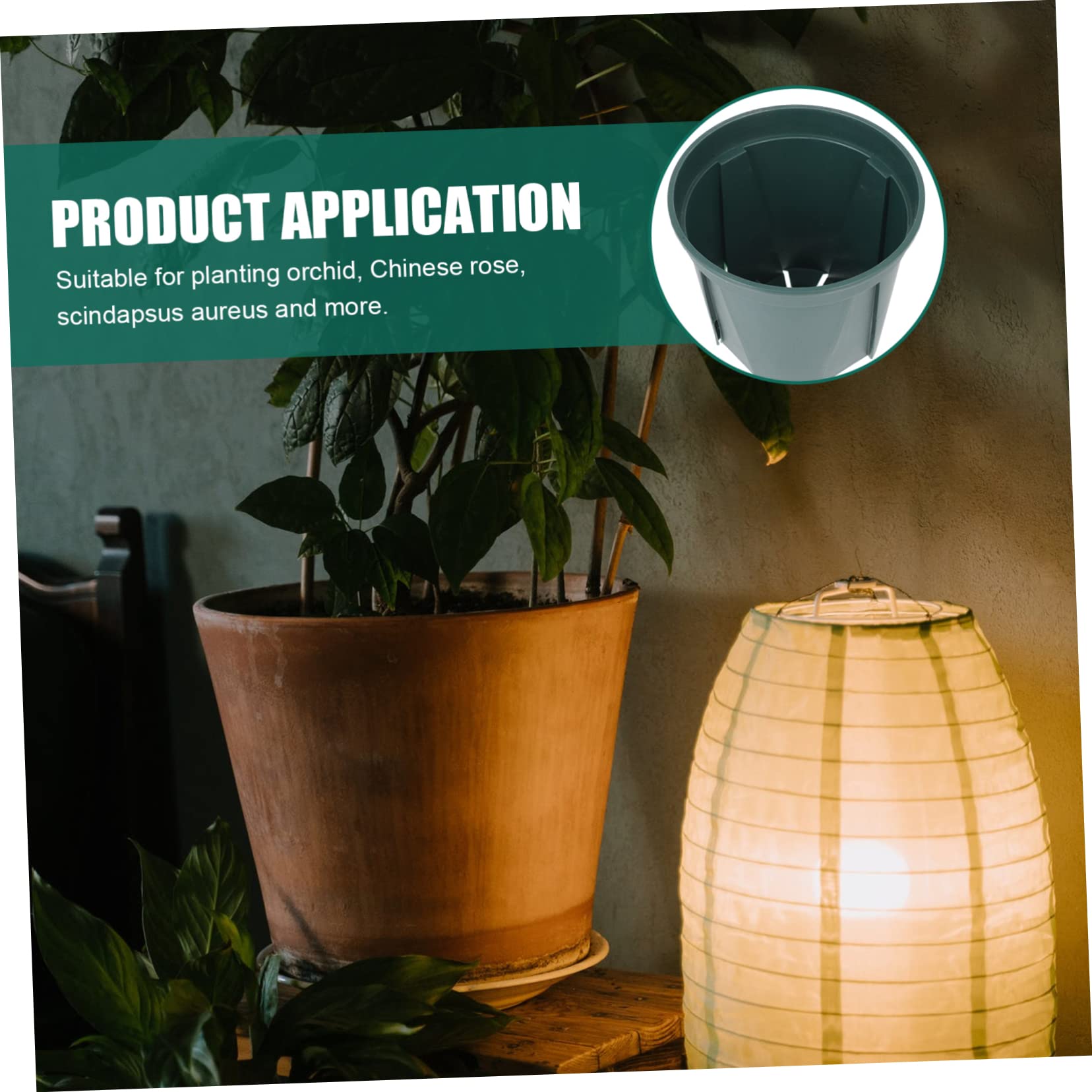 Toddmomy 5pièces Pot De Fleurs Rond Ventilation pour Contrôle Racine Contenant De Plantation pour Pépinière Pot pour Plante pour Jardin