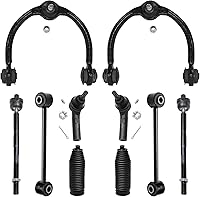 Vista 415 de Detroit Axle - Kit de suspensión delantera de 10 piezas para Chrysler 200 2007-2010 Sebring 2008-2014 Dodge Avenger 2008-2014, 2 brazos de control