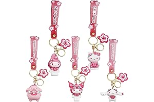 5 Pcs Lovely Anime Keychain Set: The Perfect Way to Show Your Anime Spirit