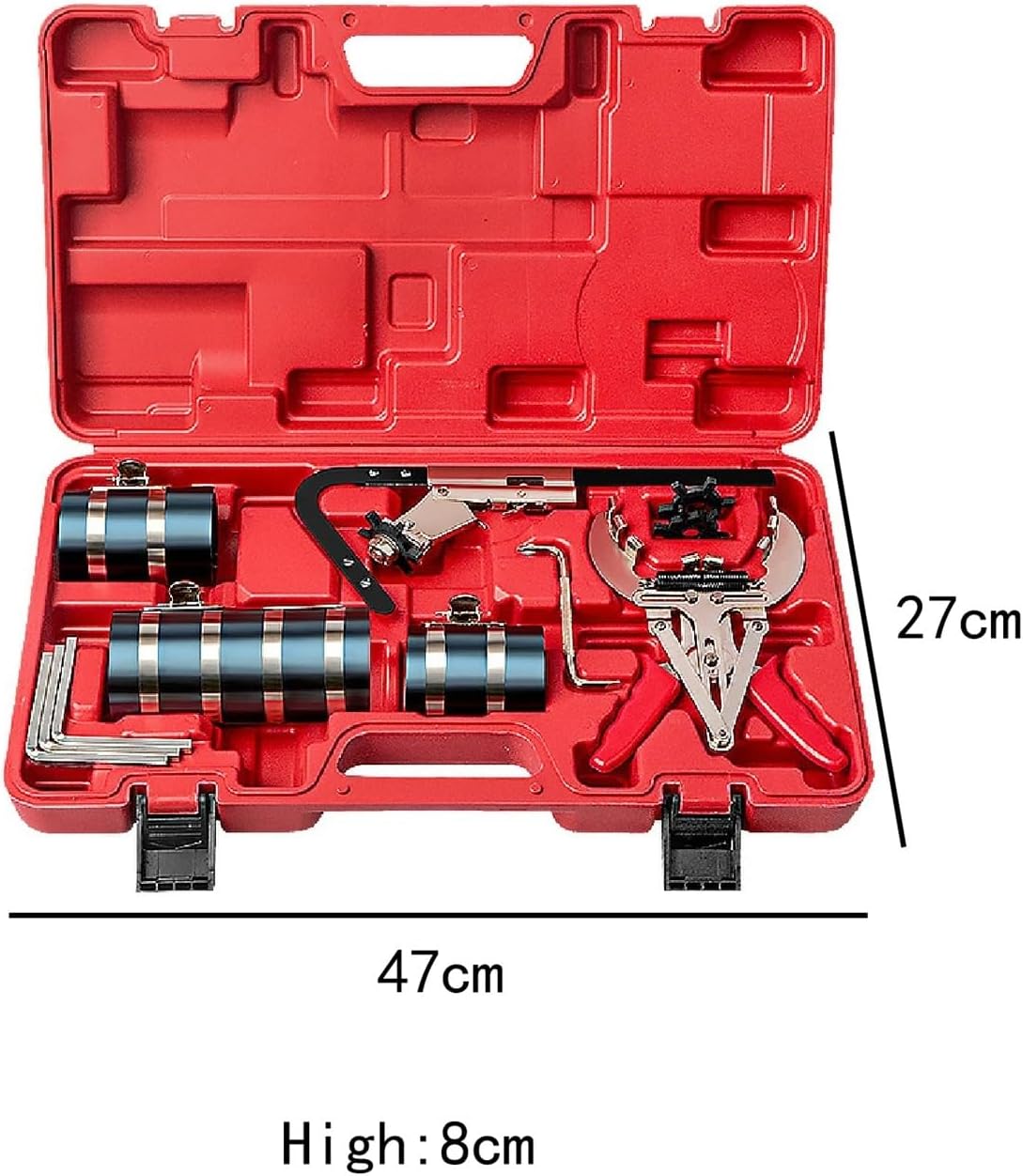 Piston Expansion Tools Cleaning Ring Expander Compressor Tool Set,Metal Piston Ring Service Set Compatible with Auto Engine Motor