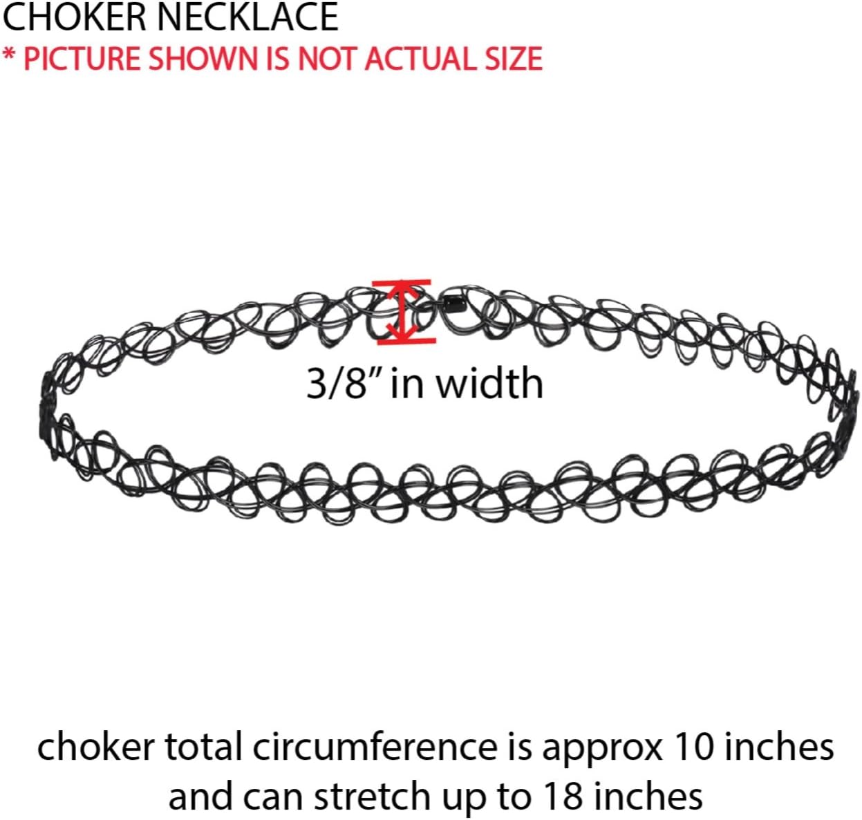 BodyJ4You 12PC Tattoo Choker Necklace for Women - 90s Choker Necklaces Y2K Fashion Trendy Vintage - Emo Black Choker Rainbow Pink White Purple Neon Green Blue Daisy Flower - Image 8