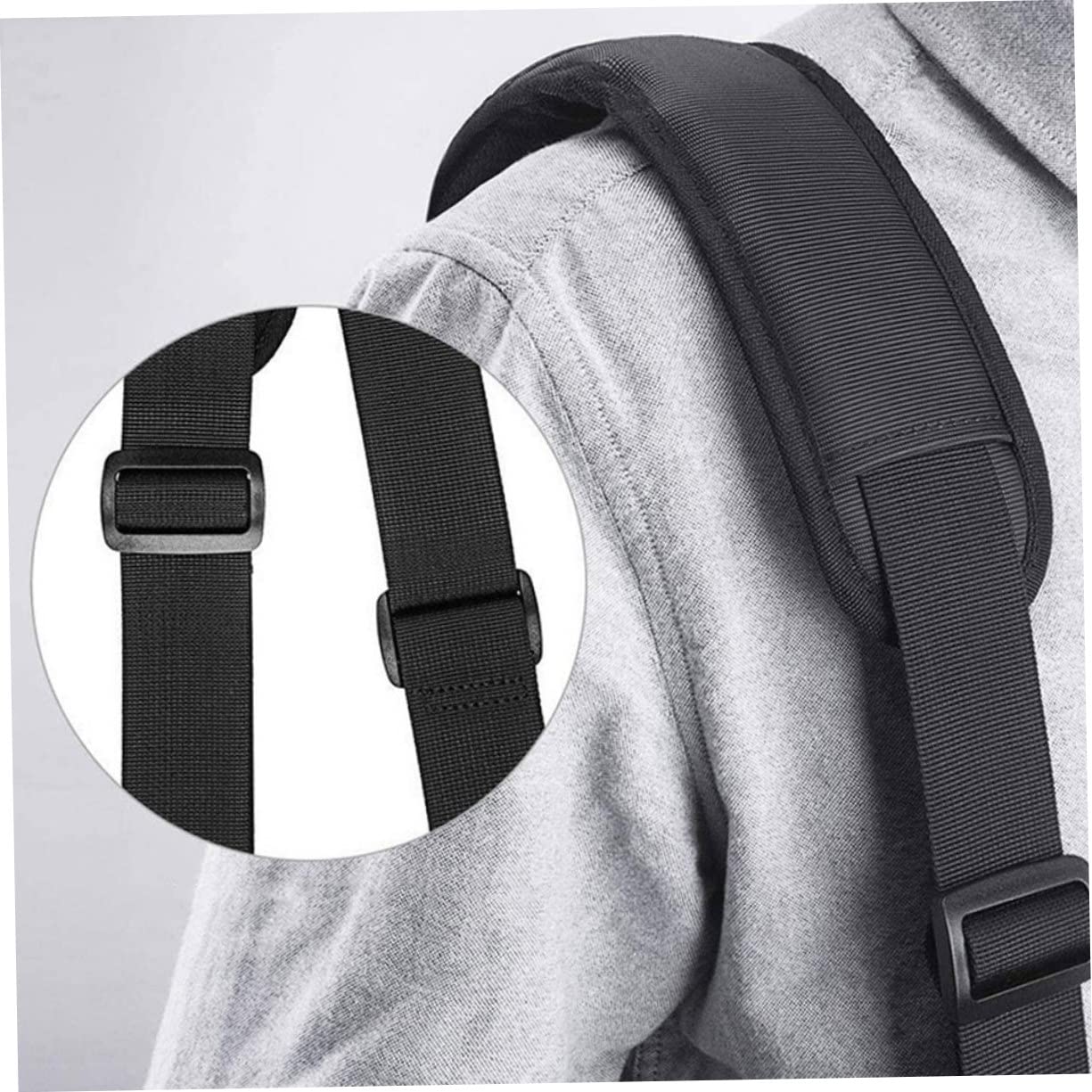 jojofuny 2 Pezzi Cinghia Per Borsa Regolabile Per Borsa Da Golf Con Computer Fibbia Universale Per Tracolla