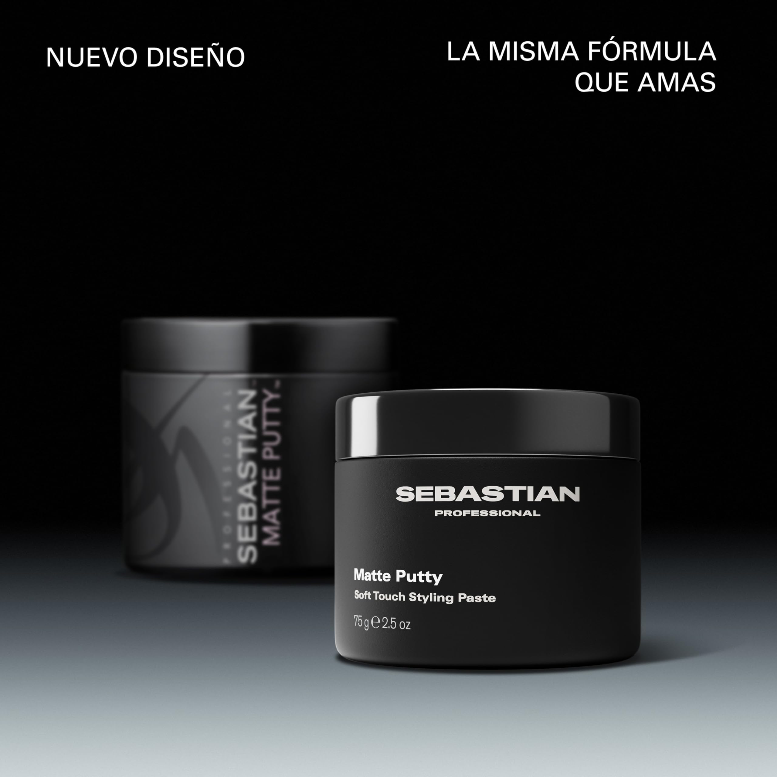 Sebastian Professional Matte Putty | Pasta de Peinado con Acabado Mate | Cabello con Textura | Remoldeable con Fijación Suave y Ligera | Para Cualquier Longitud | 75g