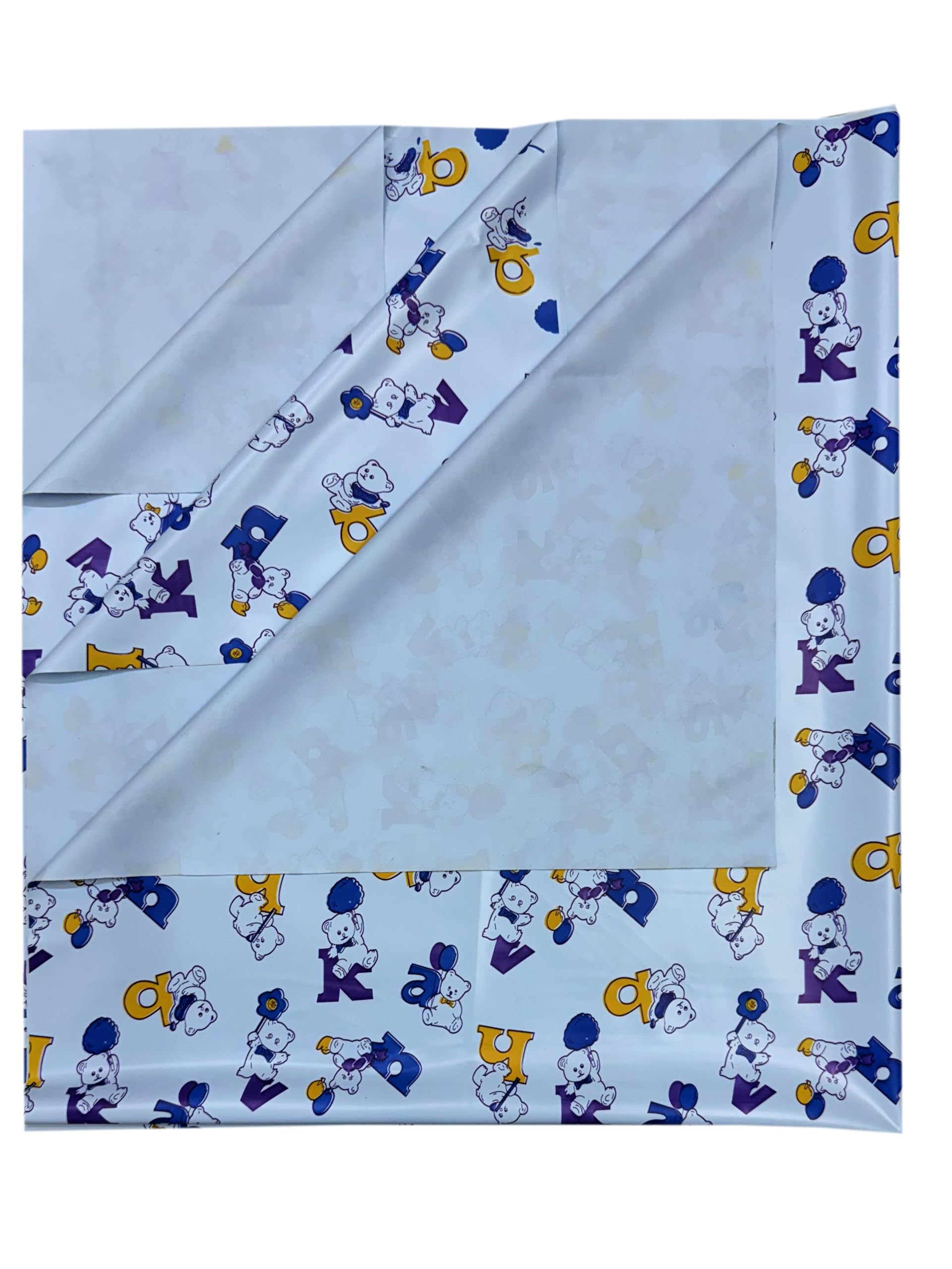 Baby Plastic Sheet | Baby Bed Protector | 36 x 40 Inches | 90 x 100 cm (Alpha Babyblue)-image-13