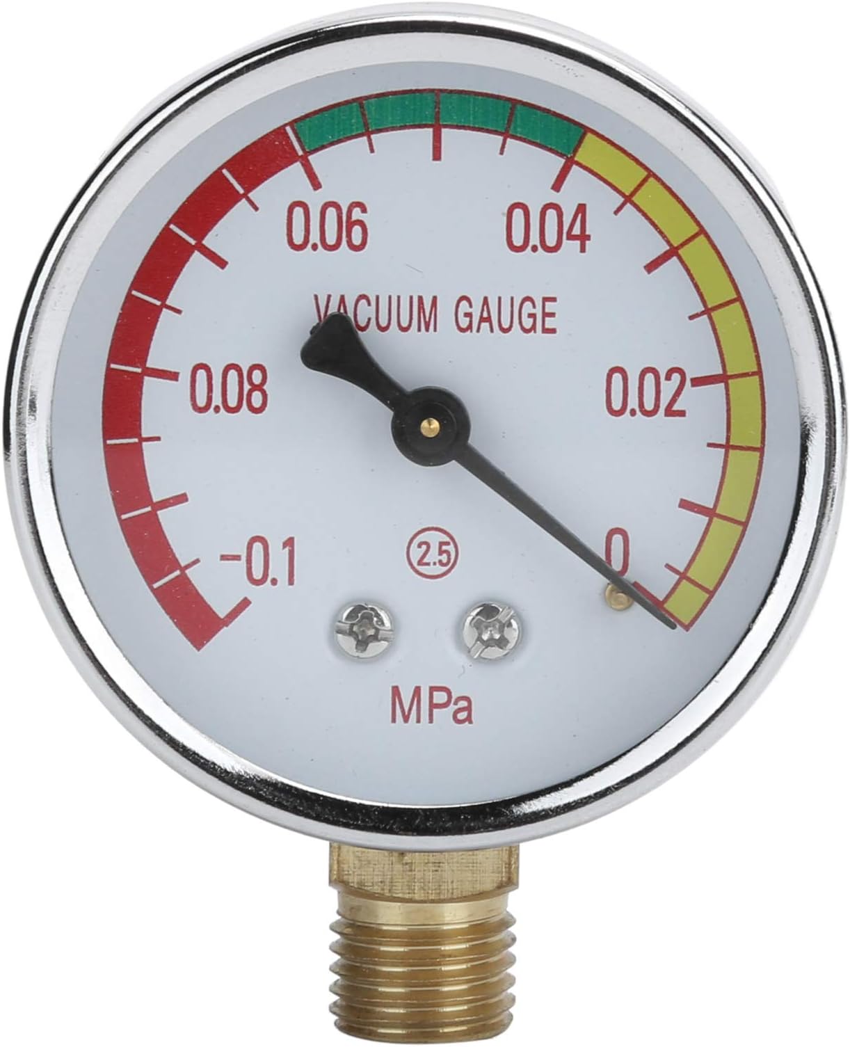 SH-RuiDu G1/4 Male Thread Milker Vacuum Regulator Gauge MilkingAccessory -0.1-0Mpa1 Vacuum Regulator Digital Vacuum Gauge Vacuum Gauge Milking Vacuum Gauge Livestock Supplies Digital Vacuum Gauge