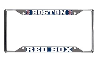 Boston Red Sox Chrome License Plate Frame