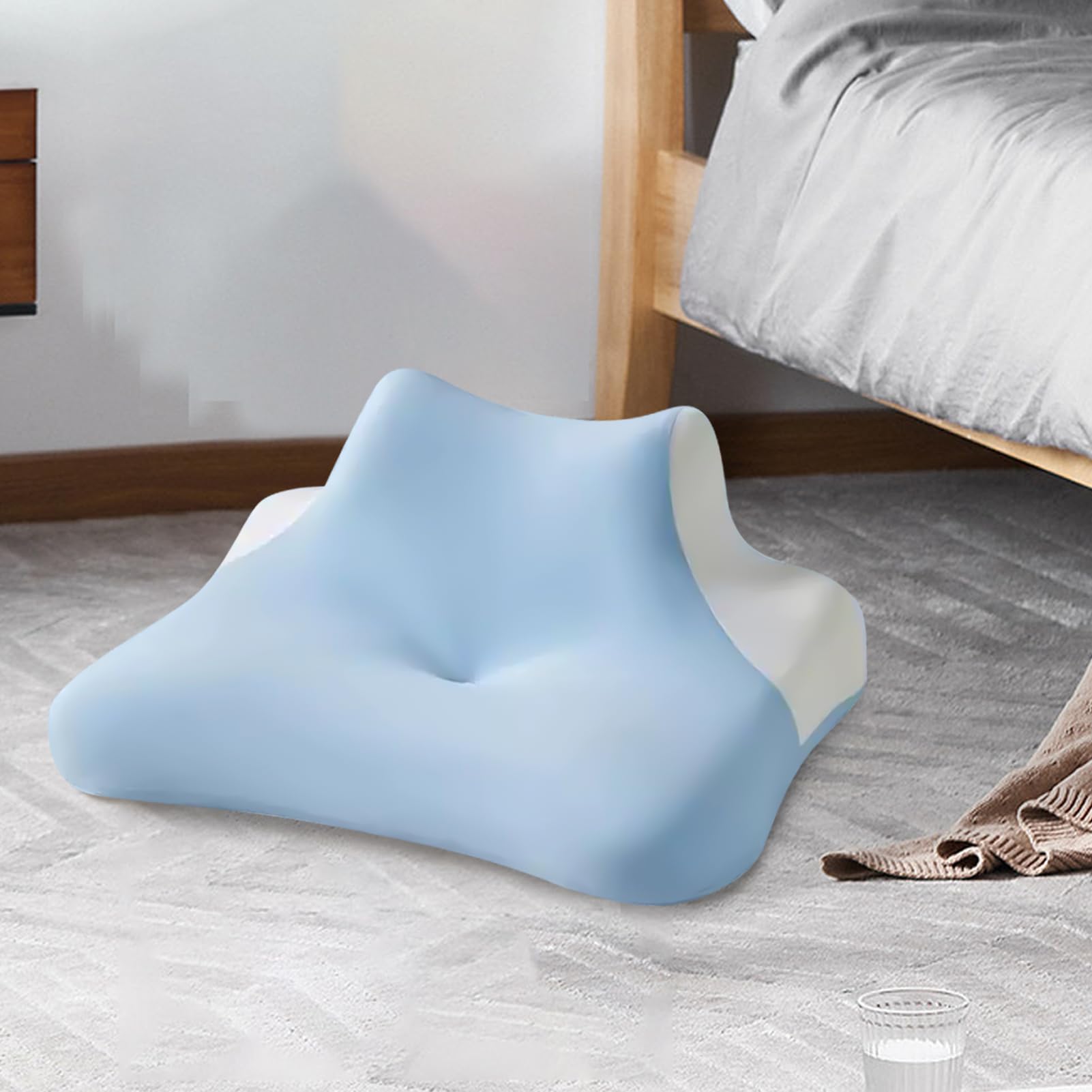 Almohadas cómodas para dormir | Cojín suave - Cojín de pecho para dormir en el hogar - para bienestar, dormitorio, recuperación, relajación, embarazo, comodidad diaria