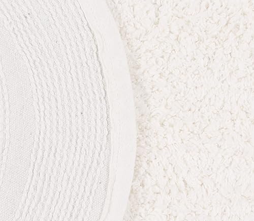 Miniatura 5 de Home Weavers Double Ruffle Collection - Juego de alfombras de baño 100 % algodón, lavables, extrasuaves y absorbentes, tapete de cocina, tapete de