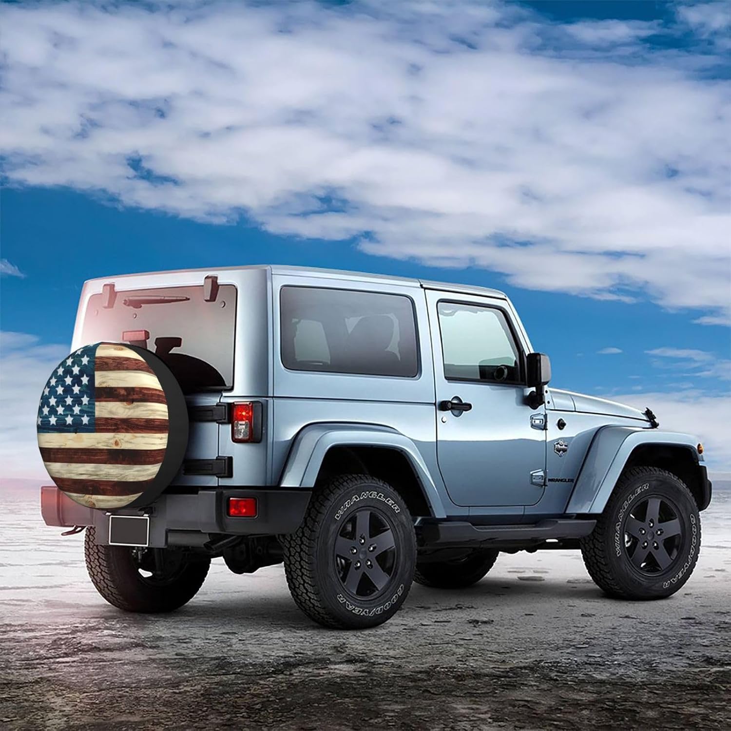 Custom Spare Tire Cover Customized Waterproof Dust-Proof Universal Wheel Tire Personzlized Add Your Photo Picture Text Tire Cover Protectors for Trailer Rv SUV Jeeps, Trailers, Trucks