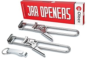Oleex Stainless Steel Jar Opener for Weak Hands