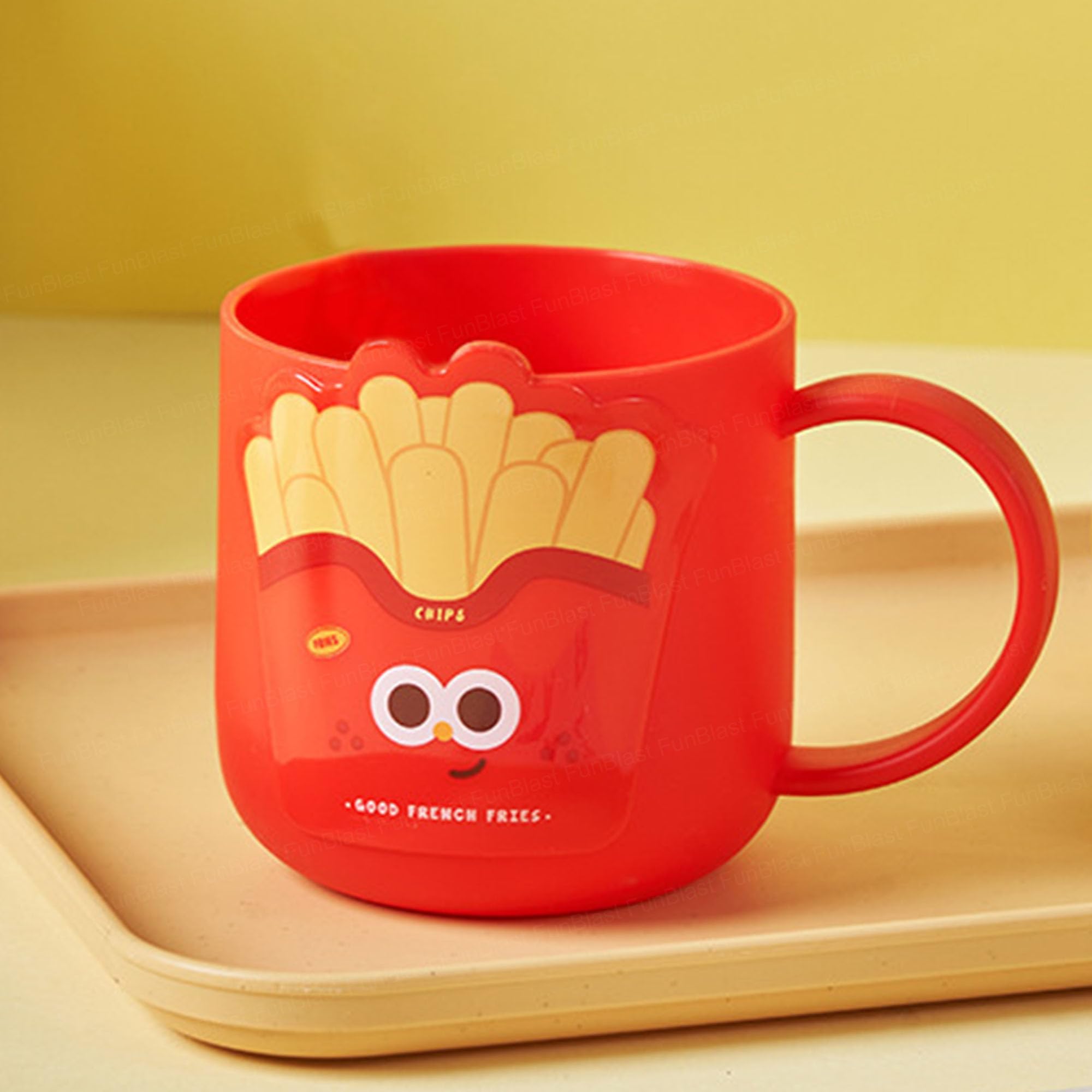 FunBlast Milk Mug for Kids – 350 Ml; Unbreakable Mug for Kids, Milk Mugs for Kids Unbreakable - Milk Drinking Cup for Kids (GoodFrenchFries)-picture-20