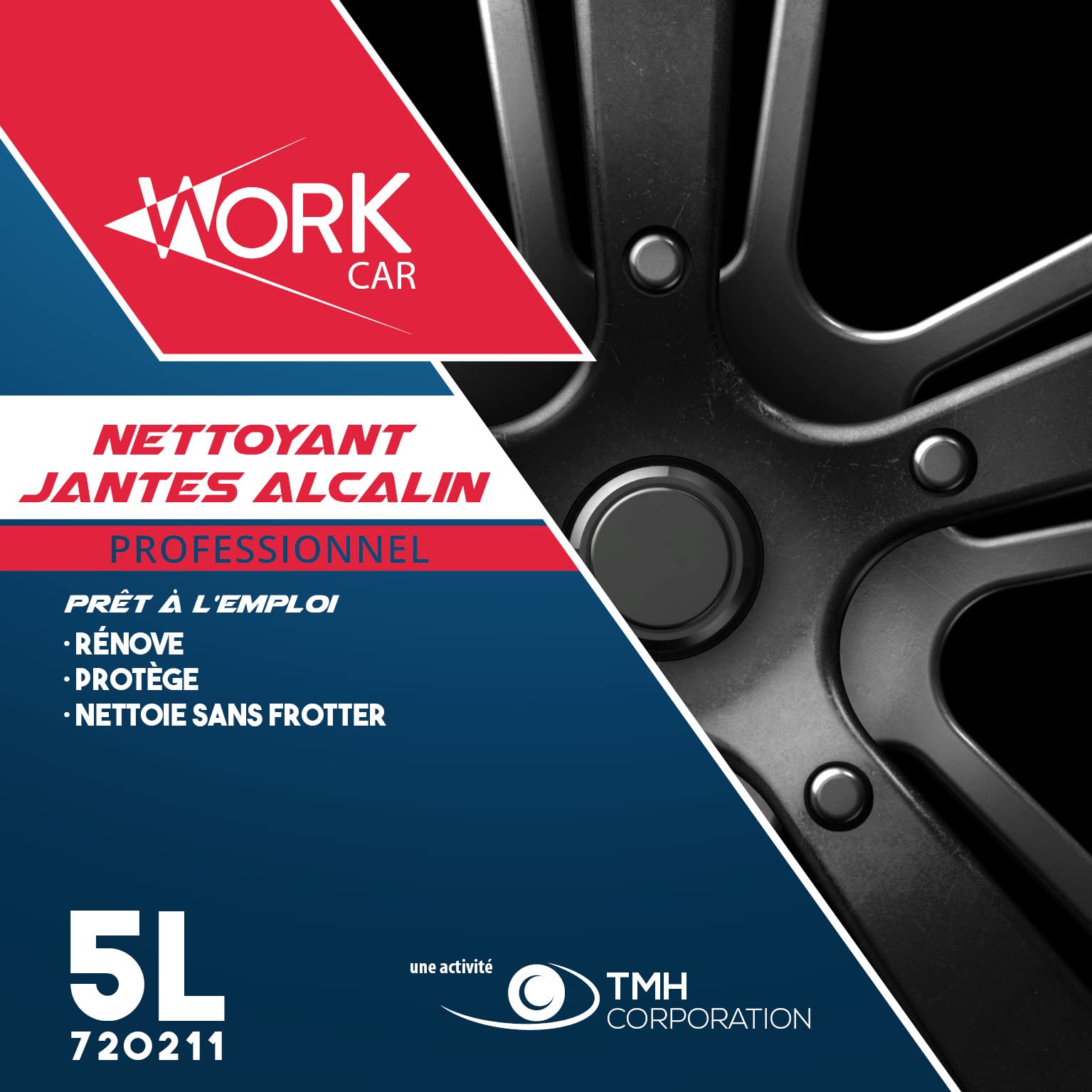 Nettoyant Jantes 5l Pro - Alcalin, nettoie sans frotter