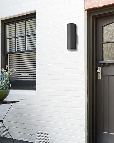 Miniatura 8 de Ken  Ricky Lámpara de pared para exteriores sensor del atardecer al amanecer aplique de pared hacia arriba y hacia abajo con sensor de fotocélula