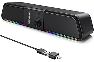 Immerse Yourself in Audio Divinity: SENZER CS20 Computer Sound Bar for Laptops