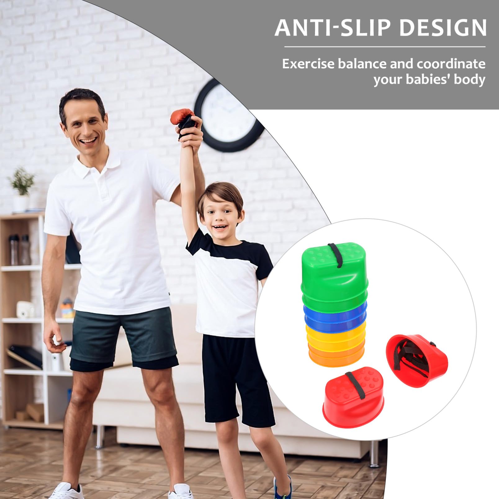 Toyvian 5pares Juguetes Zancos para Zancos De Juguete para Padres Hijos Accesorio Deportivo para Actividades Al Aire para Parques y Jardines Infantiles