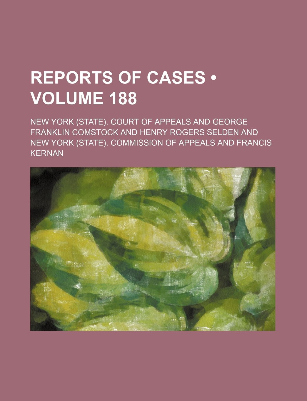 Reports of Cases (Volume 188)