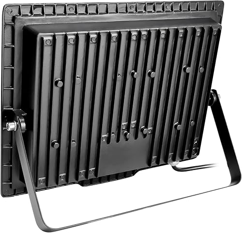 Miniatura 5 de SKYWORLD Paquete de 2 focos LED de 100 W para exteriores, luces de seguridad de 10000 lúmenes, lámpara exterior de 6000 K, luz blanca diurna, IP66,