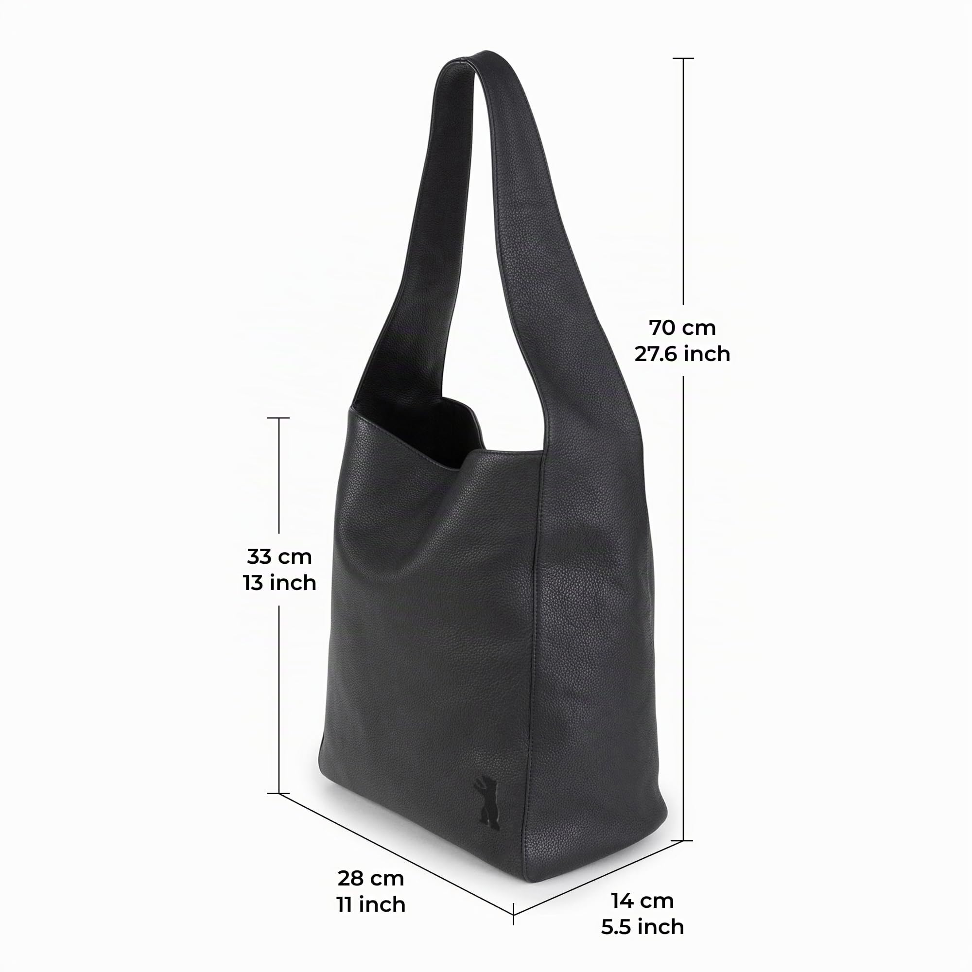 Berliner Bags Atlanta Bolso Hobo Shopper Cuero Mujer Piel Auténtica Grande
