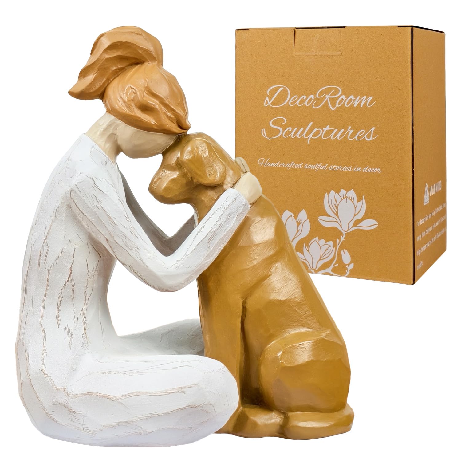 Dogs Friendship Memorials Gifts for Dog Lovers, Pet Loss Gifts - Hand-Painted Dog Figurine Decor for Pet Owners — image 1