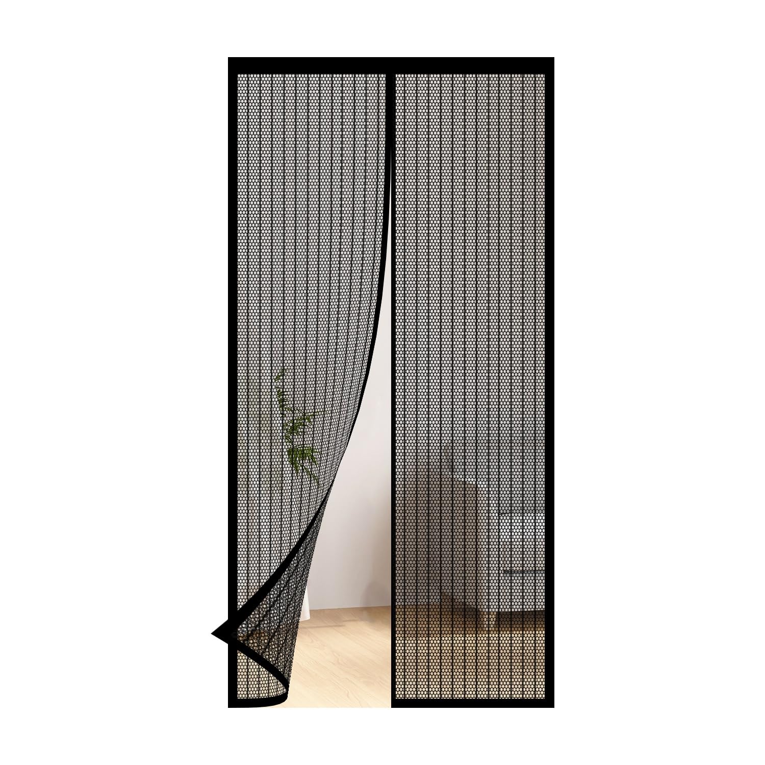 Moustiquaire magnétique pour fenêtre de chambre pour dormir au frais tout l'été